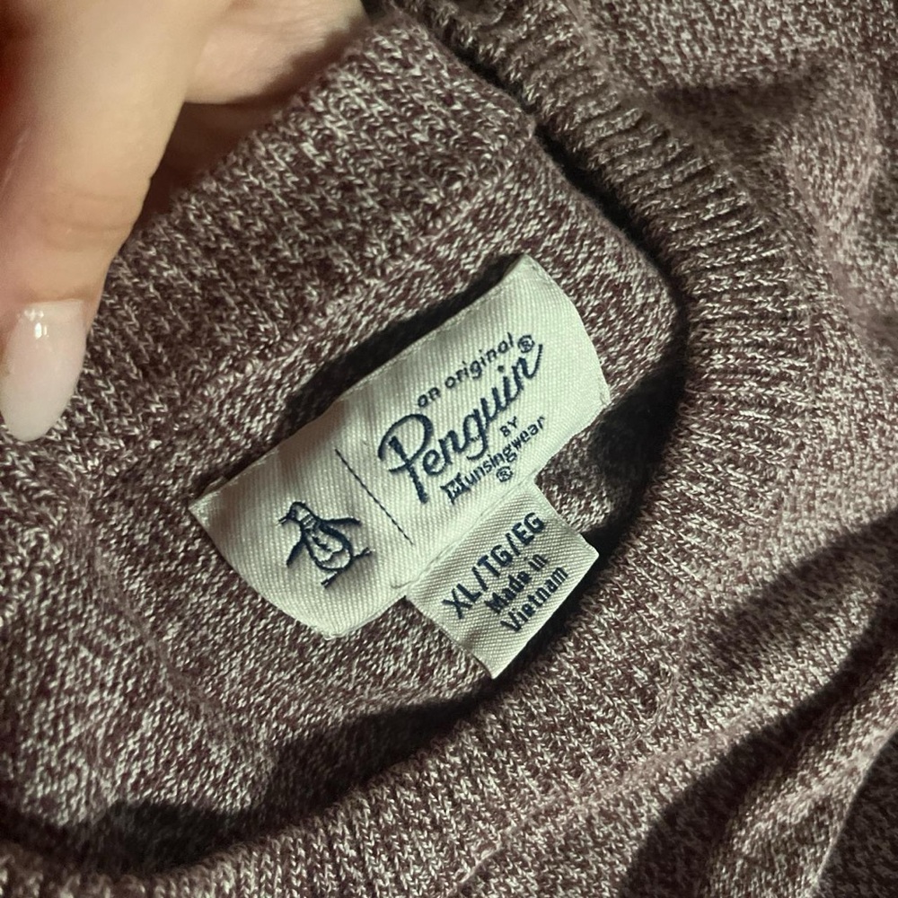 Men’s marron penguin sweater